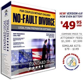 No Fault Divorce Do It Yourself Software.